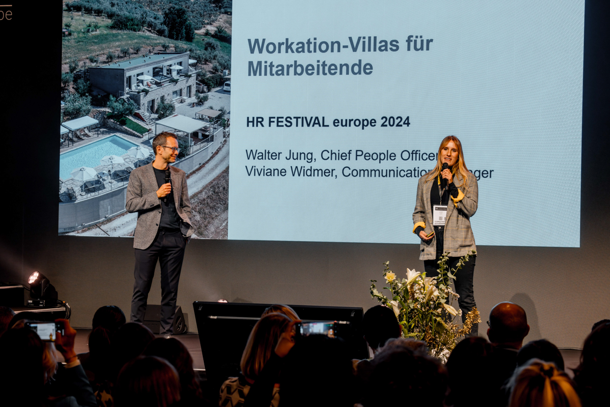 Die Swiss HR Award Nominierten Hotelplan Group stellt ihre Workation Villas für Mitarbeitende am Swiss HR Award 2024 vor