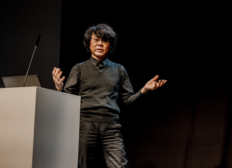 Keynote Speaker Prof Dr Hiroshi Ishiguro referiert über Robotik am HR FESTIVAL europe