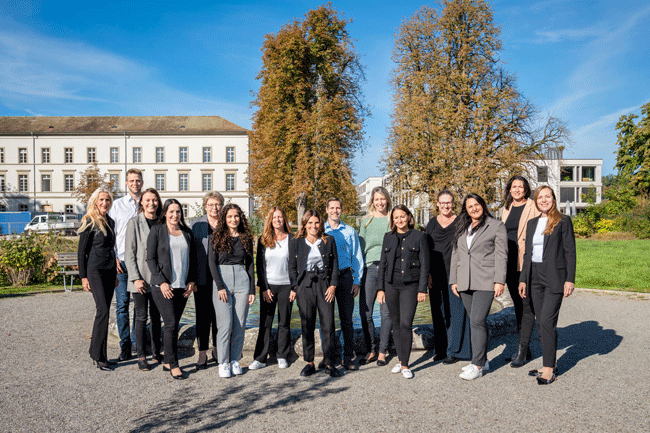 HR Team der Psychiatrischen Dienste Aargau AG im Park