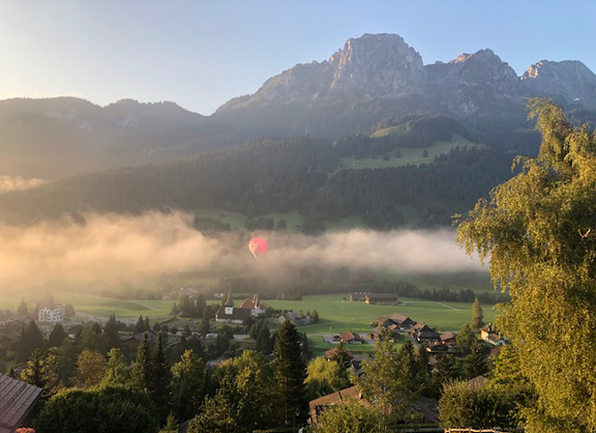 Vue de la ville de Rougemont