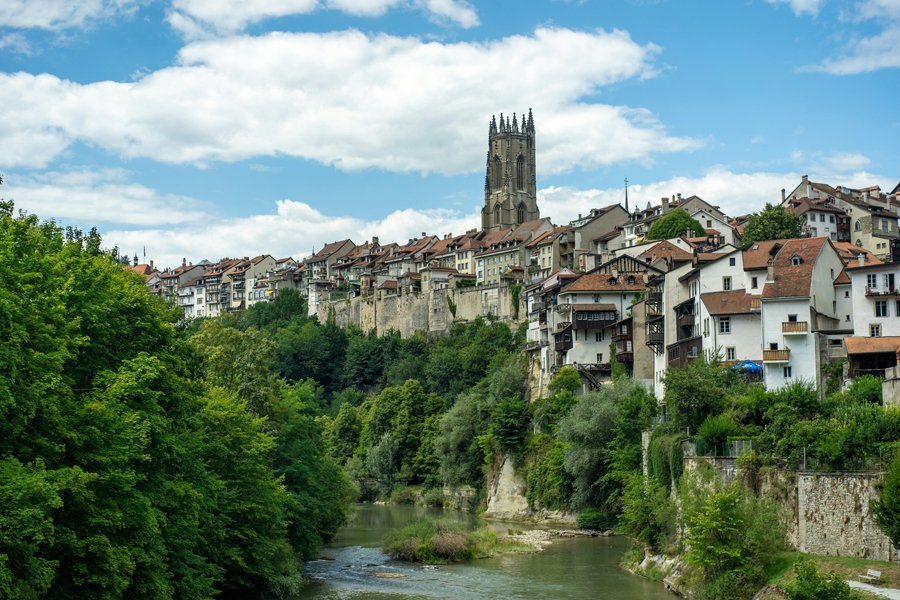 La ville de Fribourg