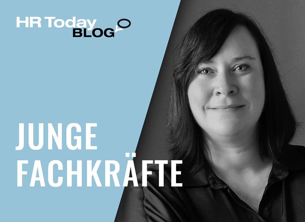 Teaserbild für den Blog Junge Fachkräfte mit Autorenbild, das Birgit Eberle zeigt