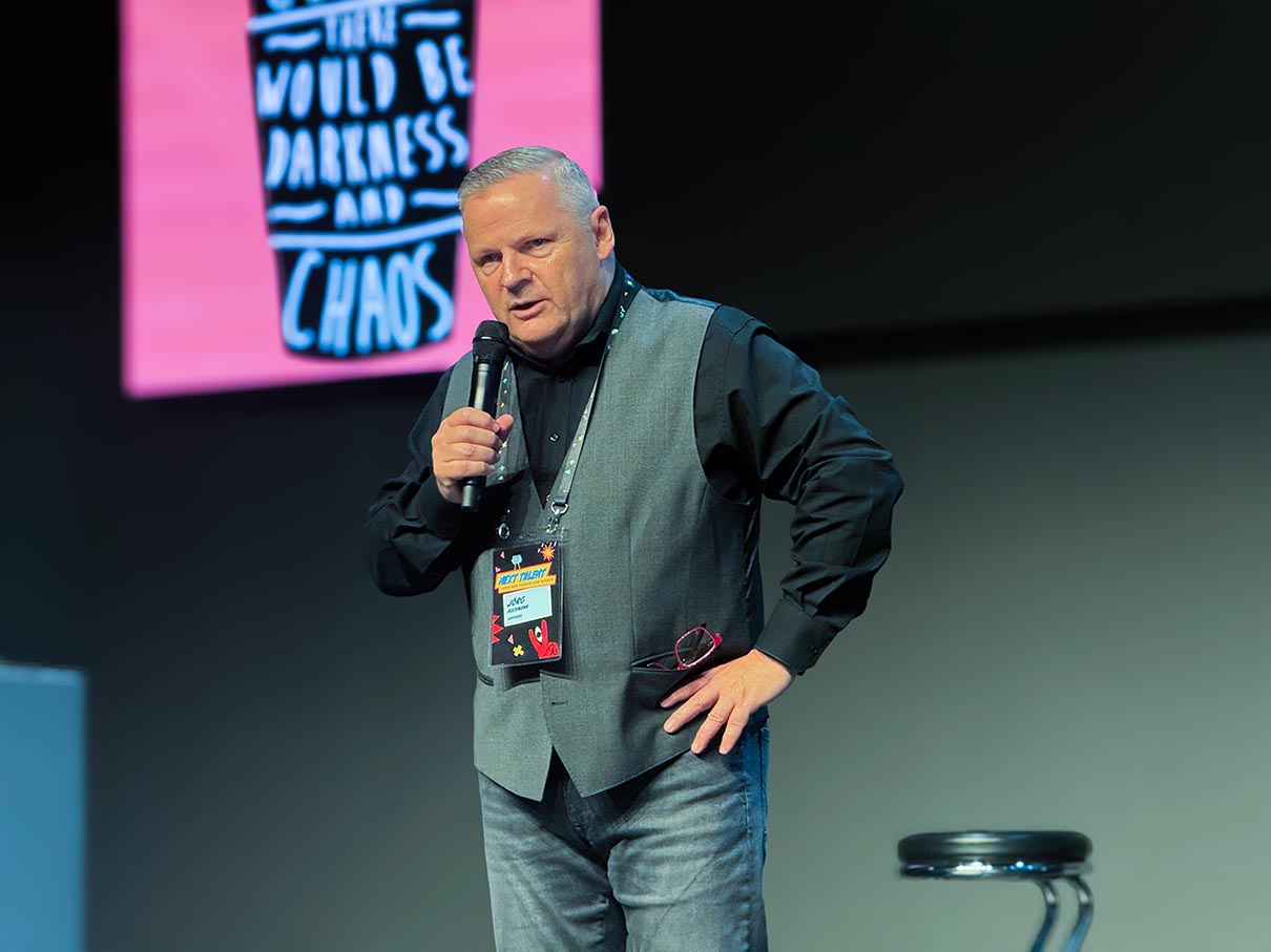 Jörg Buckmann an der «Next Talent 2026». 