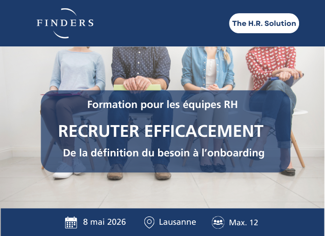 Formation Recruter efficqacement - 8 mai 2026 - Lausanne