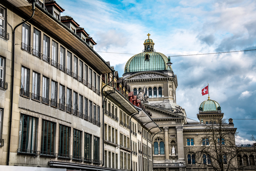 Le palais fédéral à Berne