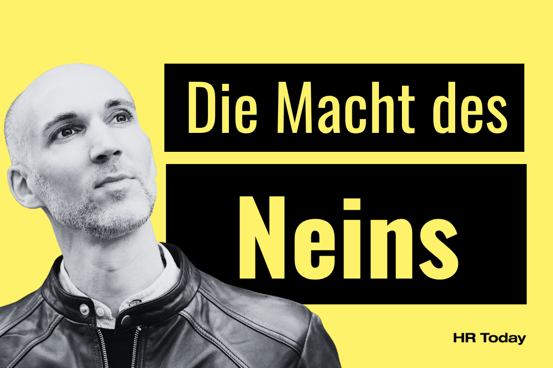 Titelgrafik: Autor und "Die Macht des Neins"
