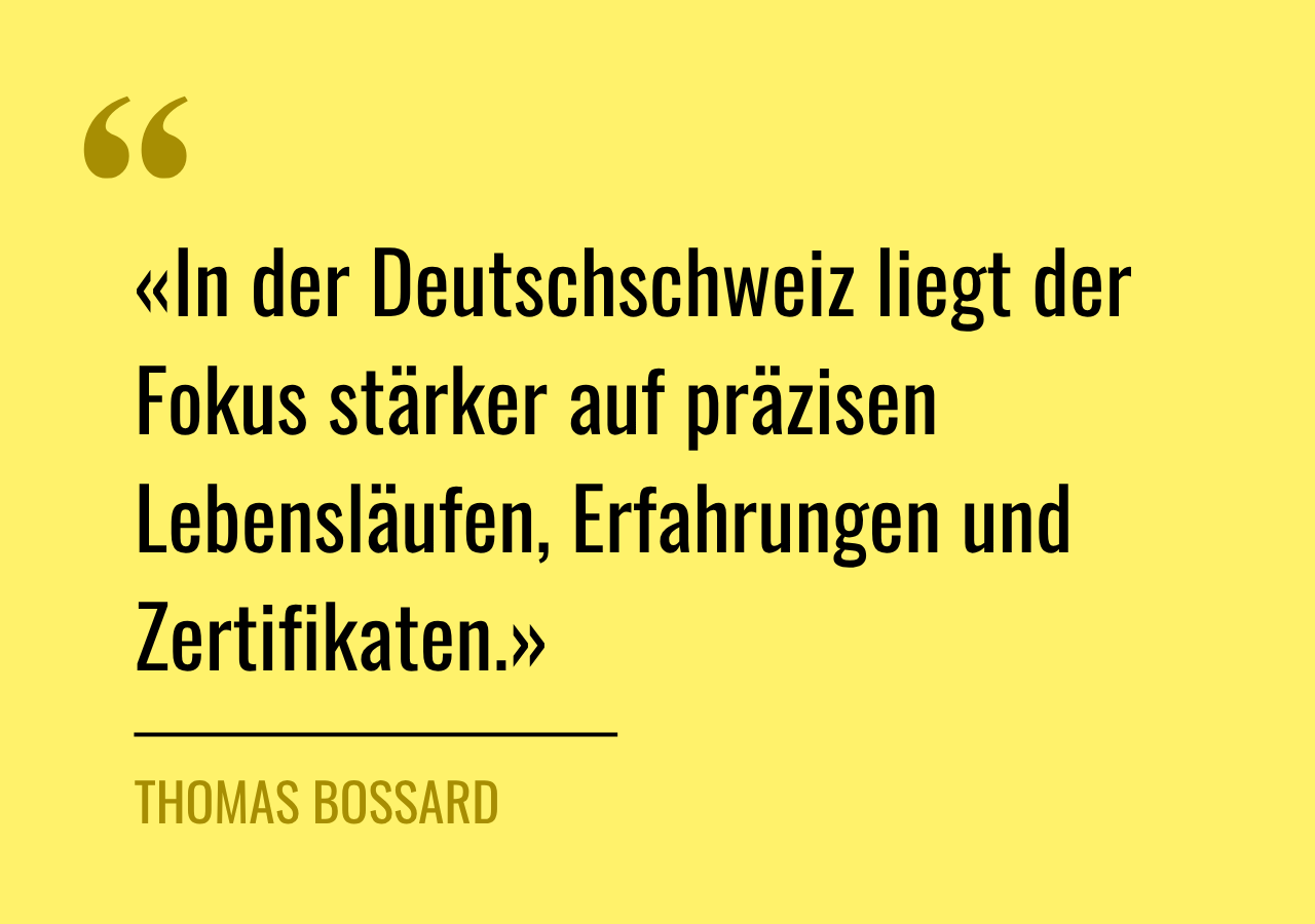 Zitat: «Die Unterschiede zwischen der Romandie und der Deutschschweiz sind real, aber nicht so gross, wie oft behauptet wird.»