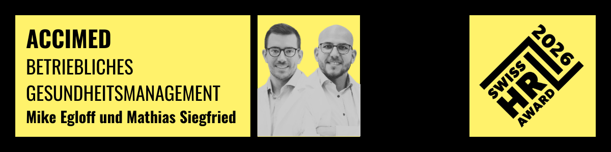 ACCIMED – BETRIEBLICHES GESUNDHEITSMANAGEMENT – Mike Egloff und Mathias Siegfried