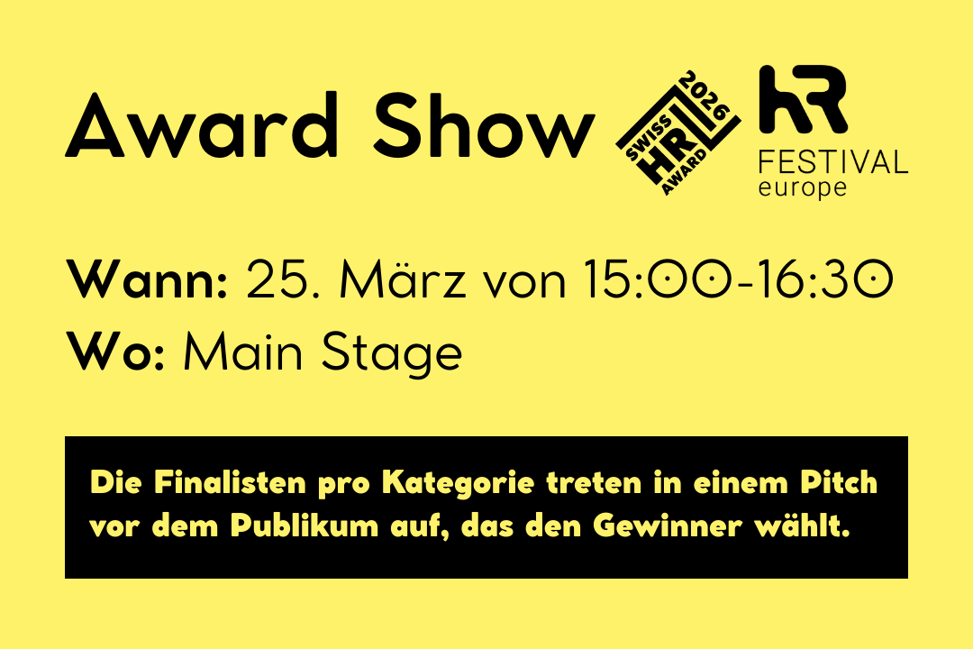 Award Show: Wann: 25. März von 15:00-16:30 Wo: Main Stage. "Die Finalisten pro Kategorie treten in einem Pitch vor dem Publikum auf, das den Gewinner wählt."