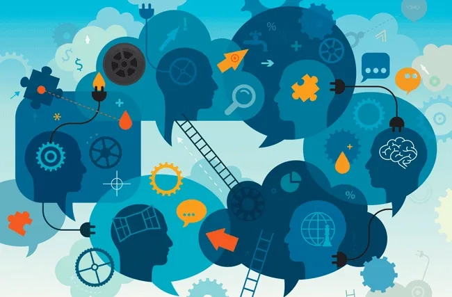 eine Wissenswolke, symbolisch für kollektives Wissen das geteilt wird