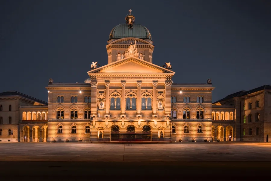 Le palais fédéral à Berne