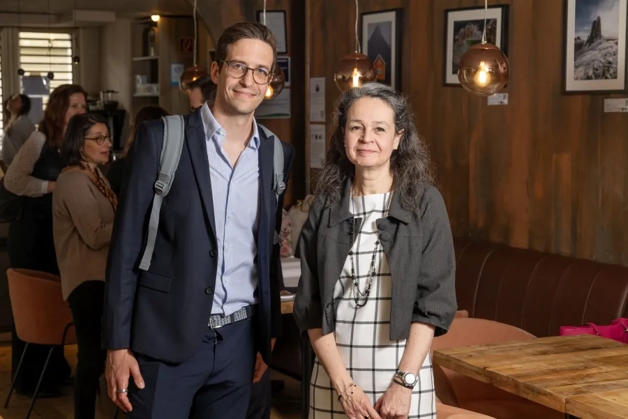Raphaël Lambin, BlueOrchard et Jeannette Brütch, Fiducia Consulting