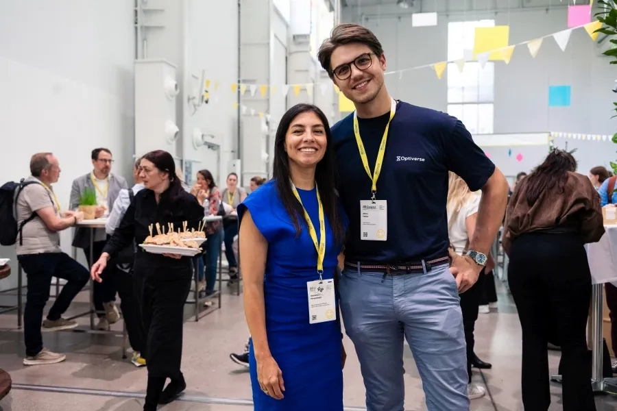 Alexandra Henestrosa, MGB, und Milan Holler, Optiverse AG