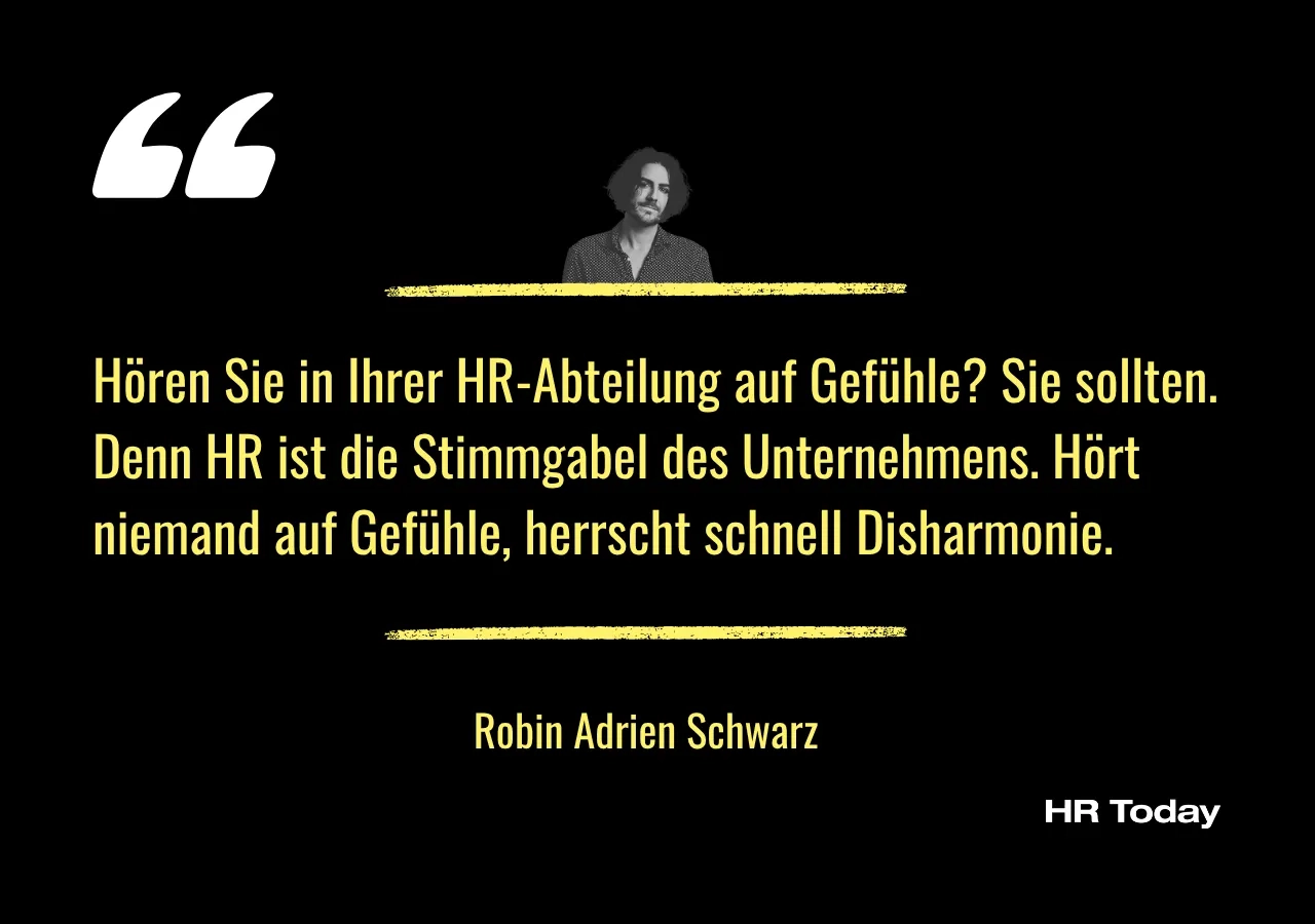Hören Sie in Ihrer HR-Abteilung auf Gefühle? Sie sollten. Denn HR ist die Stimmgabel des Unternehmens. Hört niemand auf Gefühle, herrscht schnell Disharmonie.