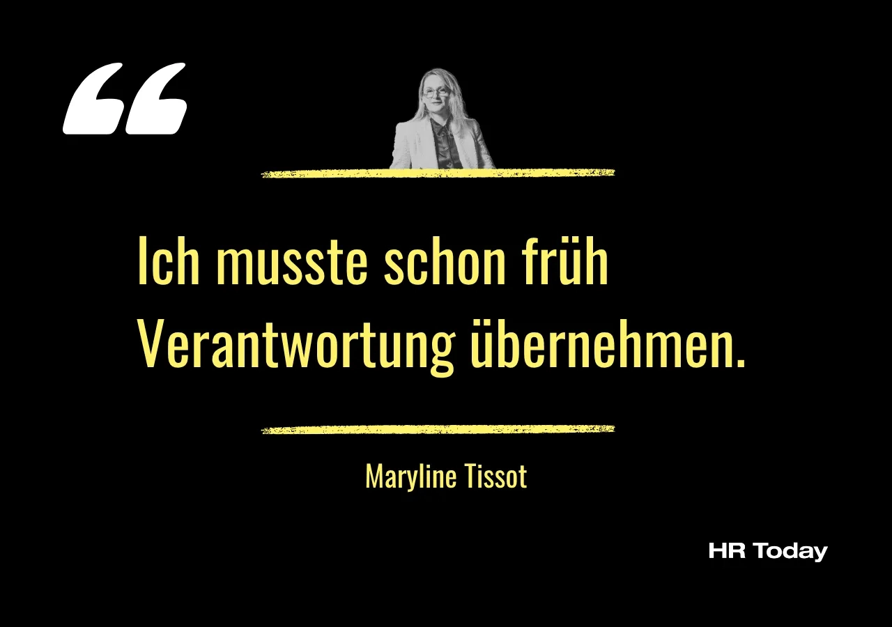 Zitatgrafik: Ich musste schon früh Verantwortung übernehmen.
