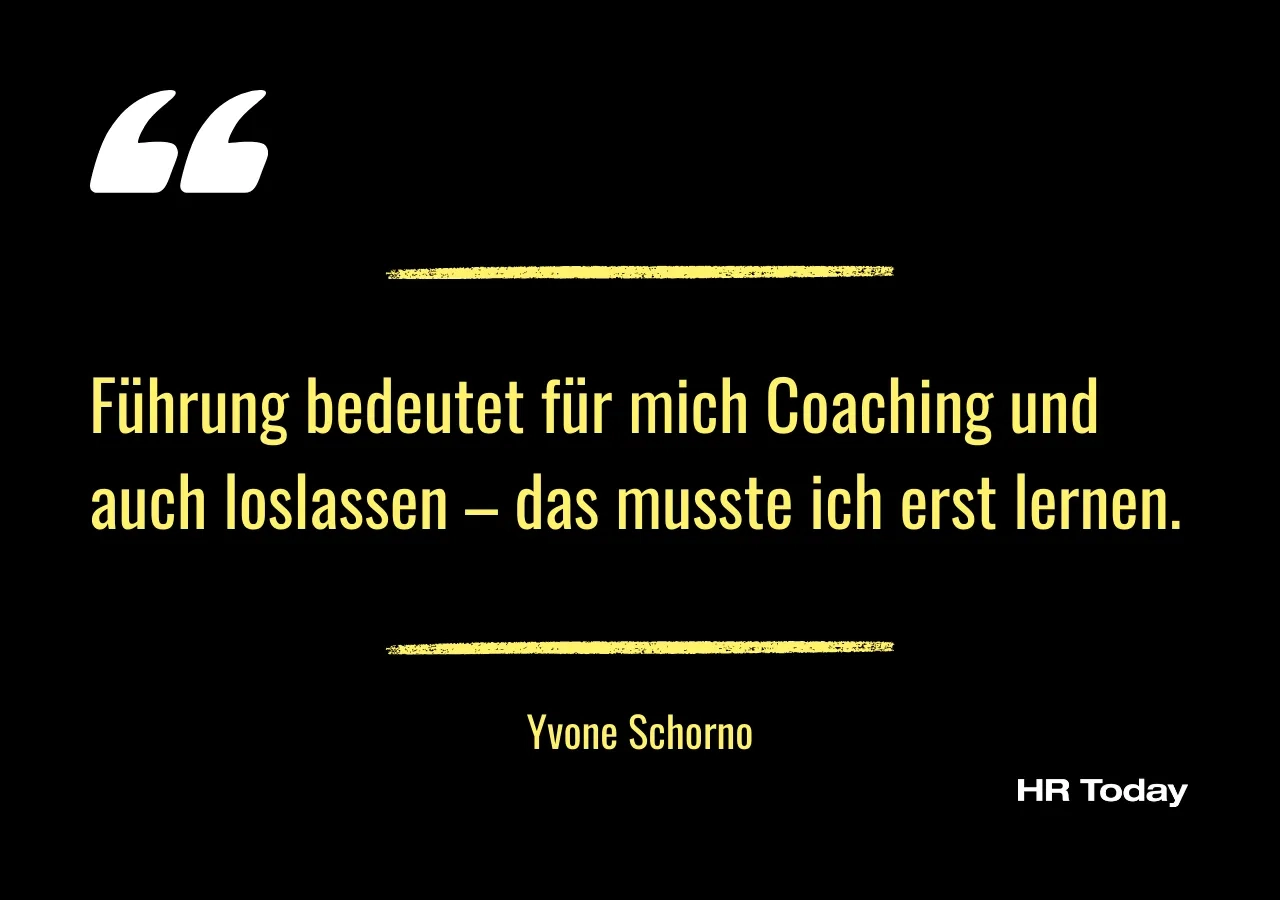 Führung bedeutet für mich Coaching und auch loslassen – das musste ich erst lernen.