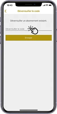 App Déverrouiller le code