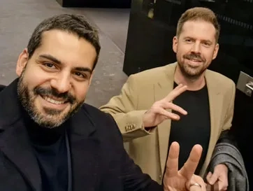 Leonardo Novella und Patrik Haslebacher, Raydesk