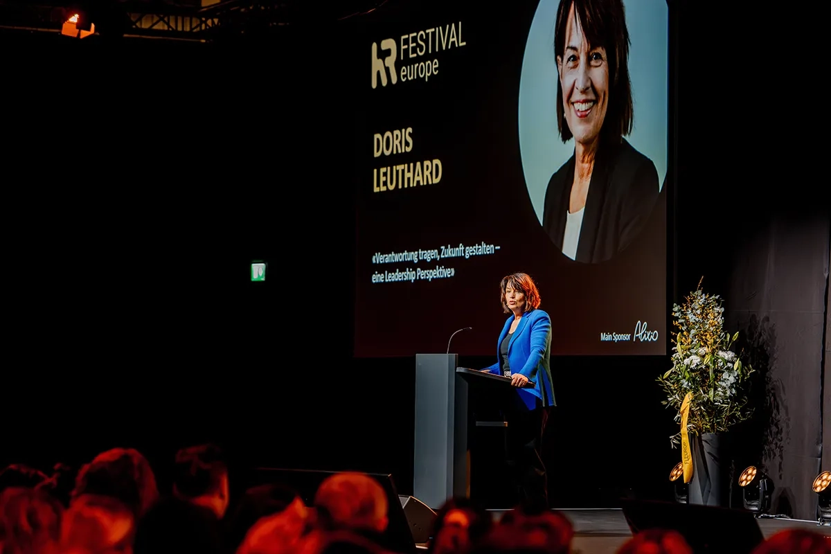 Alt-Bundesrätin Doris Leuthard hält am ersten Tag ihre Keynote.